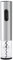 ELMWAY Battery Electric Wine Opener – Electric Corkscrew with Foil Cutter, LED Lights, Transparent Window & Fast Cork -Silver Removal, Stainless Steel (Requires 4 AA, Not Included) – Silver