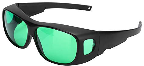 TIKATARER Lunettes de Culture pour Tente de Culture, Lunettes de Protection des Yeux pour Intérieur, LED, Lunettes Polarisantes UV pour Tente, Serre, Culture Hydroponique, Lumière des