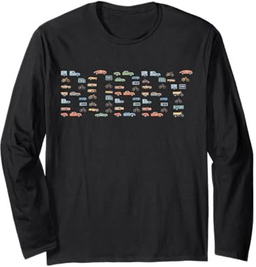 Bobby Custom Name Personalisierte Classic Cars Jungen Frauen Männer Langarmshirt