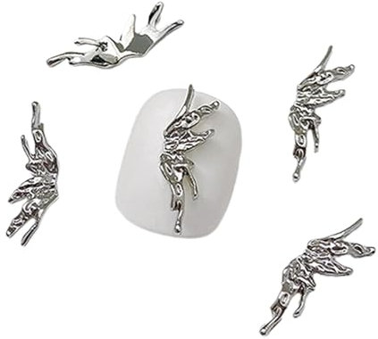 10 pezzi in lega 3D farfalla chiodo metallico farfalla diamante farfalla farfalla tipo farfalle