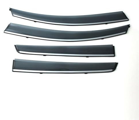 BIXUFA Autofenster Windabweiser für Nissan Qashqai J10 2008-2015, Regenabweiser Autofenster Regenschutz Seitenfenster-Windabweiser