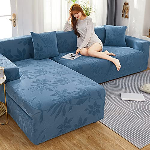 Wasserdicht Antirutsch-Sofabezug mit Mehrsitzer-Liegestuhl-Sofabezug, Möbel Fleckschutz für 5-Sitzer XXL Sofa