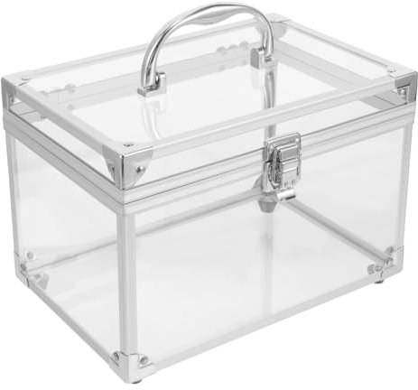 GALPADA Cd-aufbewahrungsbox Mit Griff Acryl-cd-Box DVD-Tragetasche DVD-Organizer Disc-Halter-hülle Für Zuhause Und Bürogebrauch