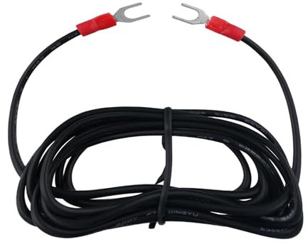 2 m Phonograph Turntable Earthing Cable, Earthing Cable, Phono Turntable Ground Cable, Gramophone Ground Cable for Magnetic Cartridges Turntable