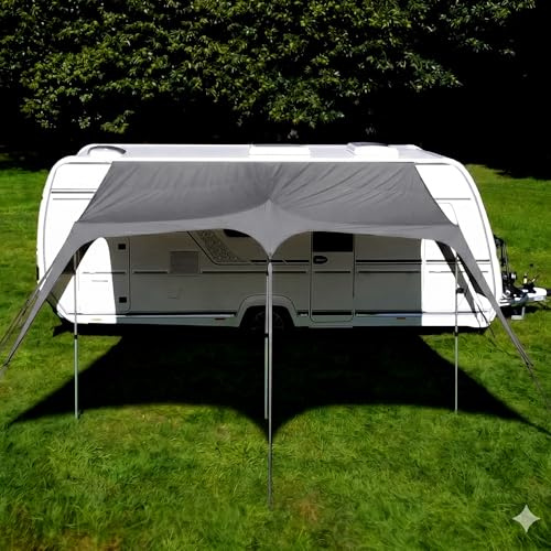 your GEAR Scilla PES 400 x 250 - Caravan Tarp Wohnwagen Sonnensegel Wohnmobil Sonnendach Sonnenvordach