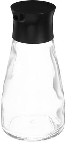 IDEANATEGRATE Glass Vinegar Shaker and Bottle Container for Kitchen Use, Practical Kitchen Sauce Bottle with Glass Material to Prevent Contamination and Provide Convenient Storage