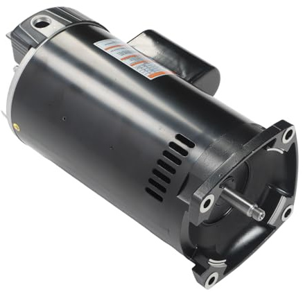 FTVOGUE Motore per Pompa per Piscina con 2 Flange Quadrate, Acciaio Legato, Motore Sostitutivo da 230 Volt per Piscine Interrate e Fuori Terra, 2, 3450 Giri/min