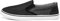 Red Fish Bryce Mens Black and Grey Slip On Canvas - Size 7 UK - Black