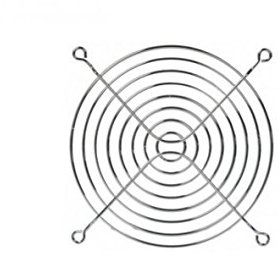 TecnoStore® GRIGLIA DI PROTEZIONE PER VENTOLA 60X60MM in metallo cromato 60mm computer case