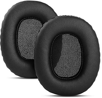 1 Paar Leder Ersatz Ohrpolster Kissen Ear Pads Ohrpolster Tassen Kompatibel mit Marshall Monitor Over-Ear Stereo Headset Kopfhörer