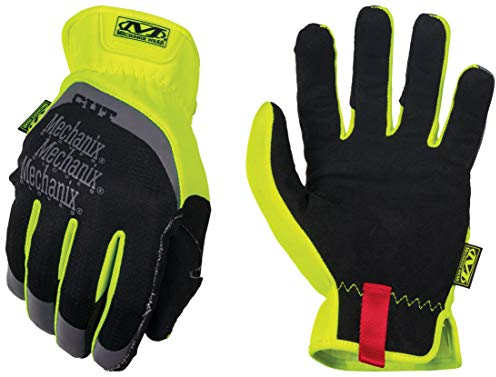 Mechanix Wear FastFit® E5 Handschuhe (Small, Schwarz/Fluoreszierendes Gelb)