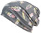HONENNA Damen gedruckt turban stirnband chemo cap cotton soft schlaf beanie ein größe regular grau