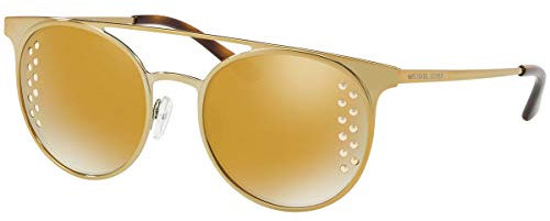 Michael Kors MK1030-11684Z-52 Rund Sonnenbrille 52, Gold