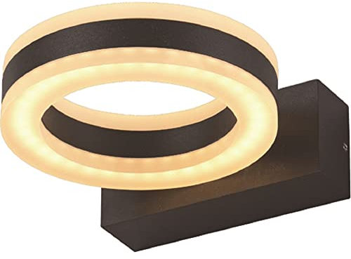 Vigor 3482025 Wandleuchte LED für Außen, dunkelgrau