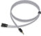 DuKabel 3,5mm Audio Verteiler 3,5mm Klinkenstecker 1 auf 2 Buchse Audio Y Splitter Kabel Kopfhörer Adapter für Laptop, Smartphone, Tablet, Kopfhörer, Lautsprecher - Zebra Weiß 1 Meter