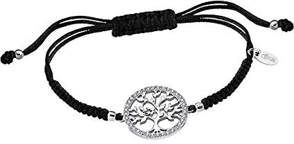 Lotus Bracelet LP1746-2/2 en argent 925 avec zircone pour femme - Motif arbre de vie - D1JLP1746-2-2, 16 centimeters, Argent sterling