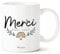 Manahia Mug Merci pour tout Imprimé en France | Mug pour dire merci, tasse en céramique, cadeau de remerciement