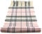 TigerTie Designer Schal in rosa anthrazit grau rot kariert - Stoff Cashmink - made in Germany