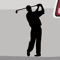 Golfspieler Aufkleber -6 Größen 21 Farben- Abschlag Tee Birdie Bogey Hole-in-One