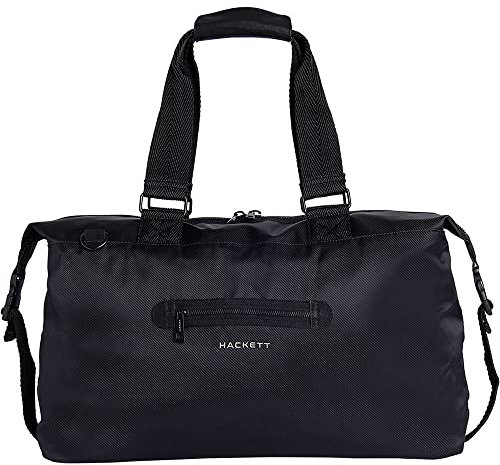 Hackett London Herren Hs Reisetasche Carry-All & Organizer Clutches, Schwarz
