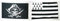 AZ FLAG Drapeau Pirate Sabres 150x90cm - Corsaire 90 x 150 cm - Bretagne 150x90cm - Breton - France 90 x 150 cm