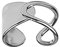 NORLSO Durchbrochene klobige Ringe, 18 Karat vergoldet, hohler Ring, minimalistischer Statement-Fingerring, Öffnung, verstellbar, offener Ring für Damen und Herren, nein, kein Edelstein, Nein, Kein