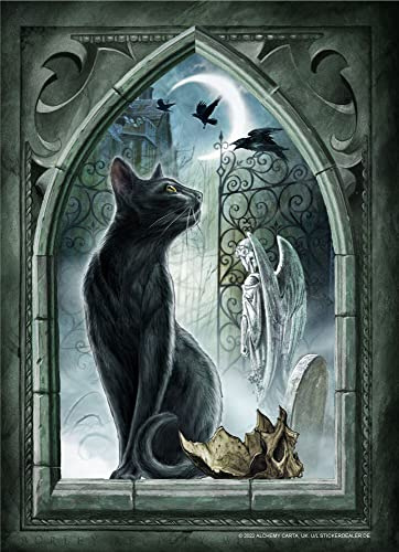 chemstickattack Alchemy Aufkleber Through Midnight's Gate Sticker Gothic Fantasy ca. 13x10 cm