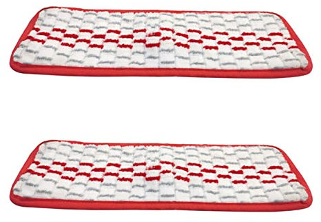 Odashen 2 Pcs Floor Mop Pads Flat Mop Cloth Replacement for Vileda EasyTwist Mop