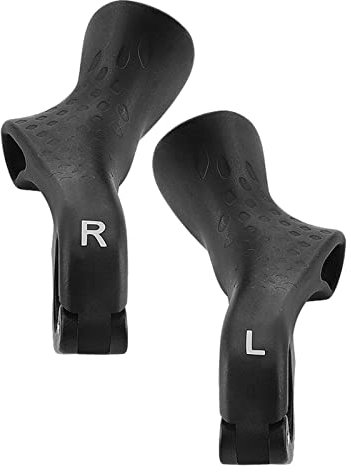 SM SunniMix Bike Handlebar Grips, Bicycle Bar Ends Ergonomic Design Nylon Inner Handle Auxiliary Driving Mountain Bike Grip for Road Bike Parts Repair