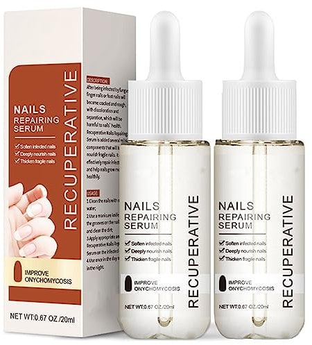 Cuticle Oil for Nails, Fungal Nail Treatment Nail Strengthener, Moisturize Dry Nail Oil Fungal Nail Treatment for Toenails Extra Strong, Ingrown Toenail, for Repairing Cracked & Dry Cuticle (2Pcs)