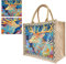 Starnearby DIY Diamond Painting Tasche, 5D Diamant Painting Tragetasche mit Innentasche und Reißverschluss Stofftasche Shopper, Wasserdichtr Einkaufstasche mit 2 Austauschbaren Leinwänden (Elch)