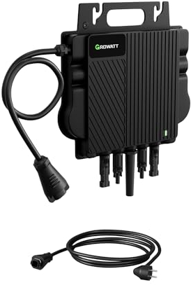 Powerness Growatt NEO-800M-X 800W Mikrowechselrichter integriertem WiFi mit 5m Kabel für Balkonkraftwerk(0% MwSt)