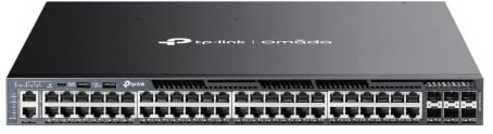 TP-LINK OMADA 48-PORTGIGABIT STACKABLE L3 MANAGED POE+ SWITCH WITH 6 10