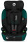 Lionelo Levi Adjustable Car Seat for 9-36kg Transforms with Your Child from Infant to 12 Years, Multi-Level Headrest & Insert Options, Enhanced Side Protection, Easy Install & Wash (ONE, Green Forest)
