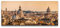 Paul Sinus Skyline von Rom 100x40cm Wandbild auf Leinwand