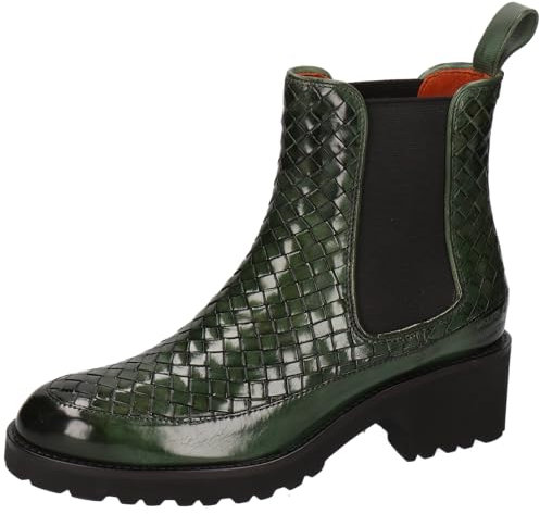 Melvin & Hamilton Abigail 1, Chelsea Boot Donna, Verde, 42 EU