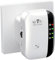 WiFi Extender Booster,WiFi Signal Booster,Internet Coverage Up to 3000 Sq.Ft! Works with 45+ Devices & Features Easy Setup,2.4GHz Band WiFi Extender, and LAN Port (white-black)