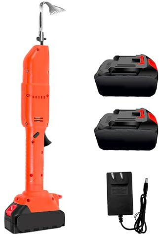 Zappa Elettrica A Batteria, Motozappa Elettrica Da Giardino Con 2 Batterie Al Litio Per Dissodare E Diserbare Lunghezza 30 Cm Attrezzi Da Giardino Manuali Per Giardino E Piante In Vaso
