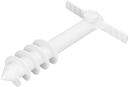 Beach Umbrella Stand with 5 Spiral Screw Sand Anchors - Multifunction Safe Holder for Outdoor Base, Secure Umbrella Placement, Perfect for Beach or Garden