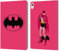 Head Case Designs Licenza Ufficiale Batman DC Comics Fucsia Logos Custodia Portafoglio in Pelle Compatibile con Apple iPad Air 13 2024/2025