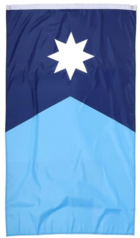CIYODO Minnesota Flagge Polyester Große Außendekorationsflagge Gartenflagge Wetterfest Farbbeständig für Innen und Außen