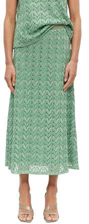 s.Oliver Damen 2176935 Midi Rock mit Ajourmuster (1er Pack)