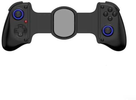 D11 Gamepad telescopico regolabile con luci RGB modalità Turbo e vibrazione per Android Switch Gaming (nero)