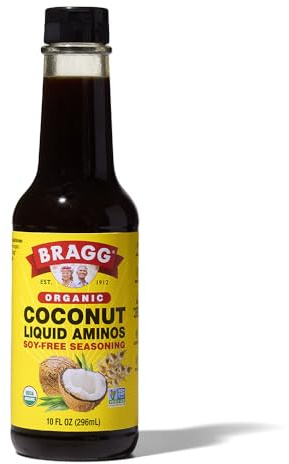Bragg Aminos Coconut, 10 oz | Gluten-free, plant-based, Soy free, naturally low sodium, teriyaki-style flavor, great for everyday cooking