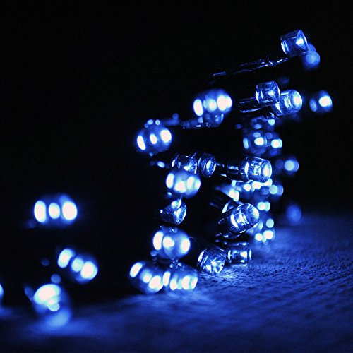 JnDee Safe Voltage 1000 Bright LEDs 100M Cool White Christmas Fairy Lights, 8 Operation Modes with Memory, 8Hour Timer