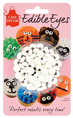 Cake Décor Sugar Shaped Edible Eyes for Decorating, 25g