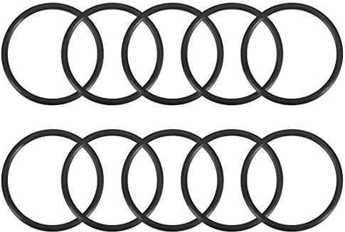 sourcing map 10 Stück O-Ringe Dichtungsringe 23 mm x 27 mm x 2 mm Metrische Nitrilkautschuk Dichtungsgummiring Nitrilkgummi Dichtung für Poolpumpe Schnellkupplung Umfülladapter