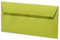 ARTOZ 300x Briefumschläge DIN Lang Limette 100 g/m² selbstklebend - DL 224x114 mm - Kuvert ohne Fenster - Umschläge mit Haftklebung Abziehstreifen
