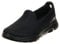 Skechers Women's GO Walk 5 Slip On Trainers, Black Textile Trim, 4.5 UK