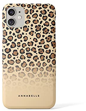 Tirita Personalised Initials Custom Hard Phone Case Compatible with iPhone 11 Pro Max PRINTED GLITTER, NOT REAL GLITTER Ombre Animal Print Leopard Cheetah Snake Skin